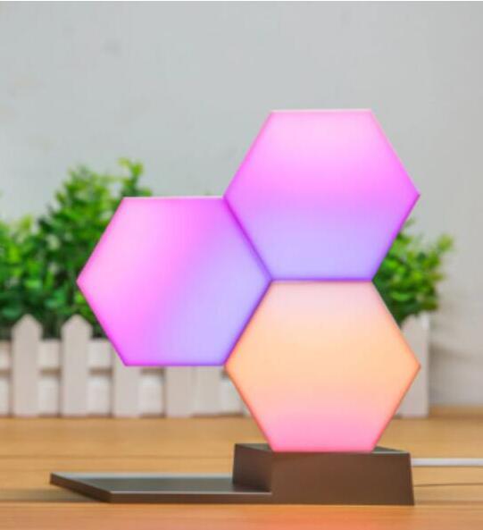 Lampe quantique pour maison intelligente, commande vocale avec application, 1600W, teinte lumineuse, secousse