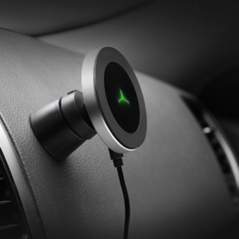 Soporte magnético para teléfono móvil con cargador inalámbrico para coche