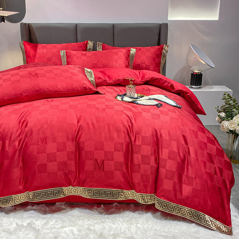 Draps en coton et soie, drap-housse, housse de couette