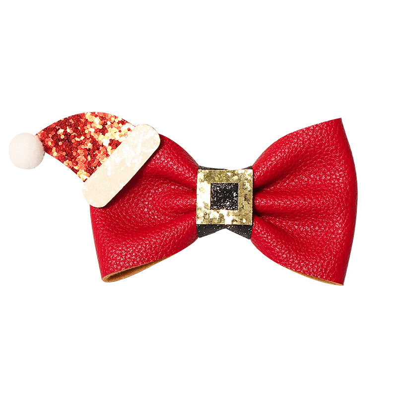 Accessoires créatifs et mignons en épingle à cheveux de Noël pour enfants