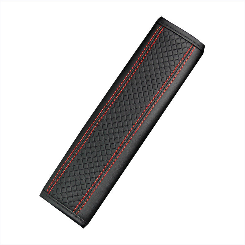 Ceinture de sécurité de voiture en cuir de Fiber, protection d'épaule, housse de protection, ceinture de sécurité