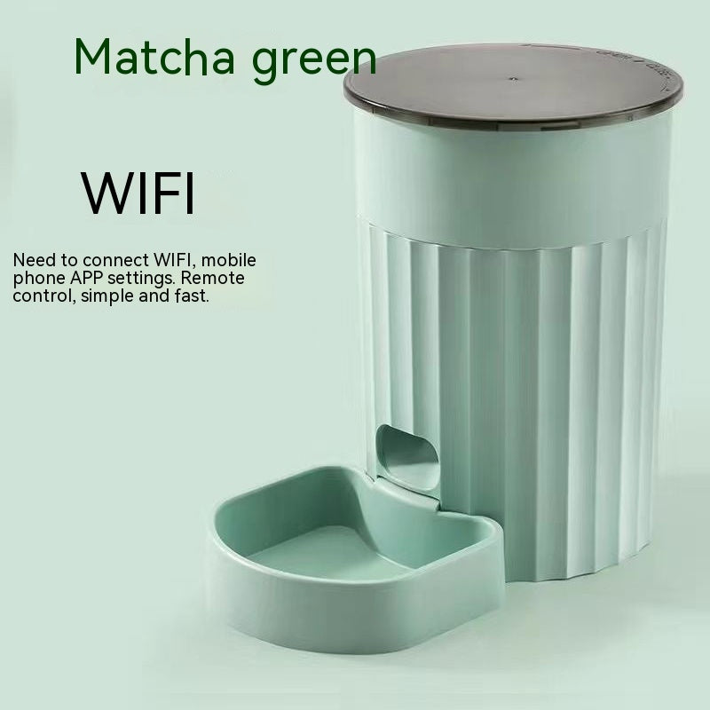 Alimentador de mascotas remoto Wifi con sincronización automática inteligente