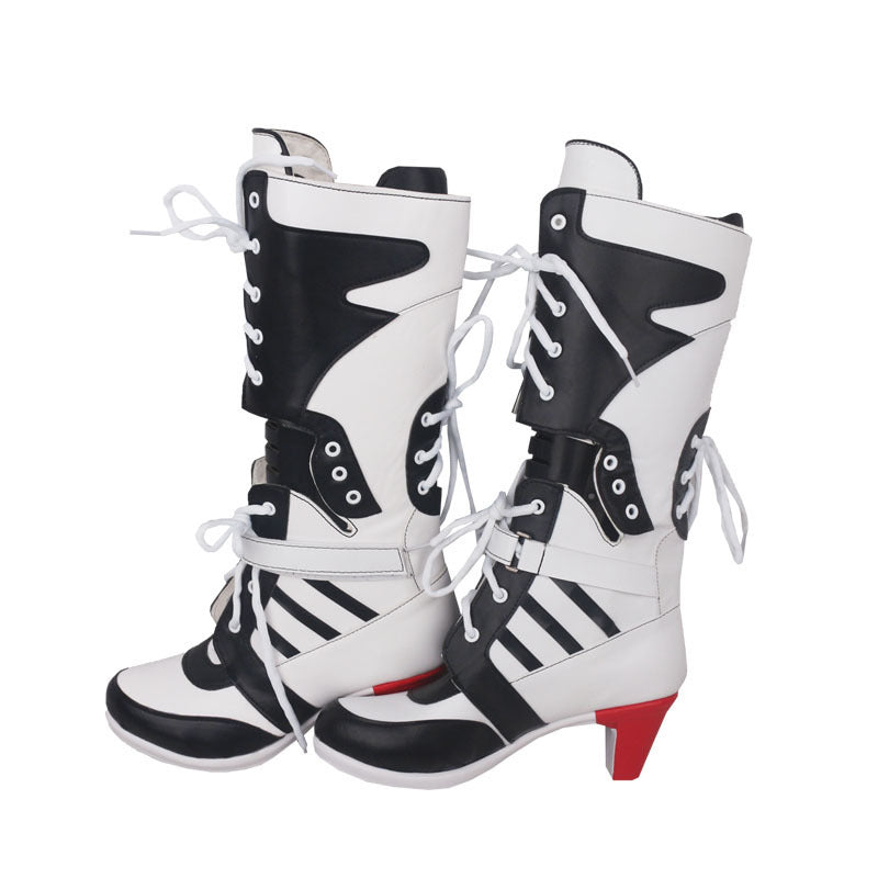 Bottes Dr Martens ajourées Dentelle Bloc de Couleur Femme Grande taille Mi-mollet