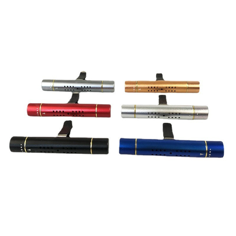 Creative Metal Car With Aromatherapy Clip Solid