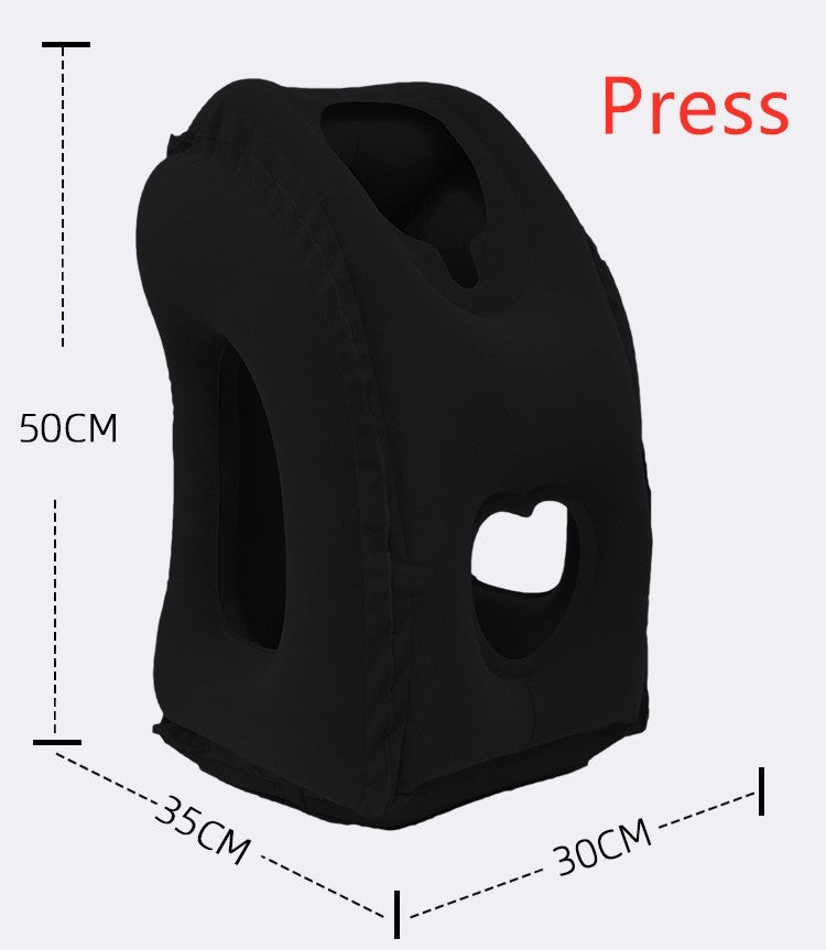 Cojín inflable, almohada de viaje, la almohada más diversa e innovadora para viajar, 2017, almohadas de avión, soporte para la cabeza y el cuello