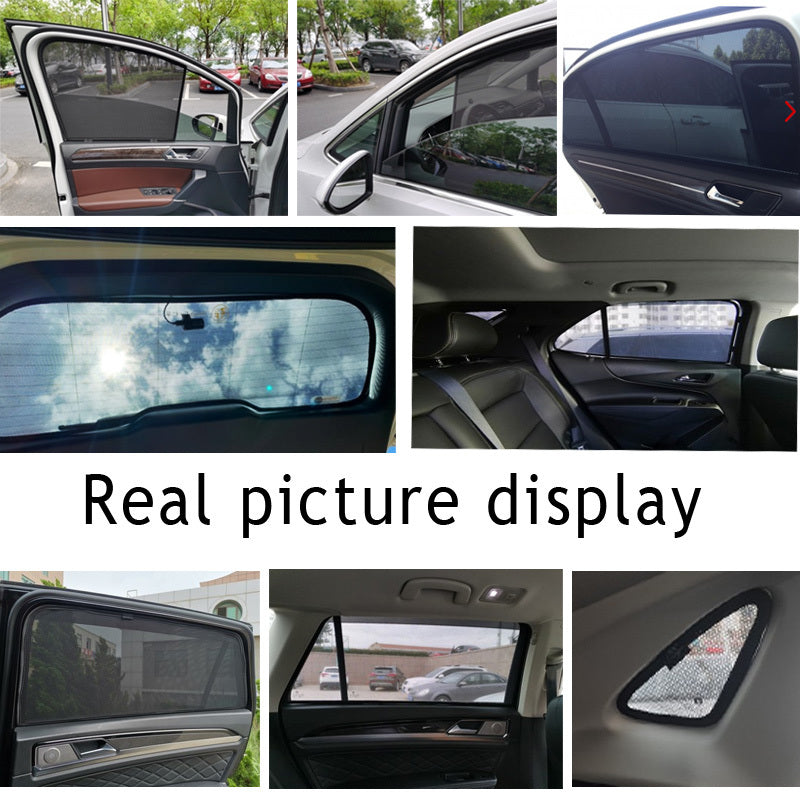 Glass Front Sunshade Privacy Car Curtain