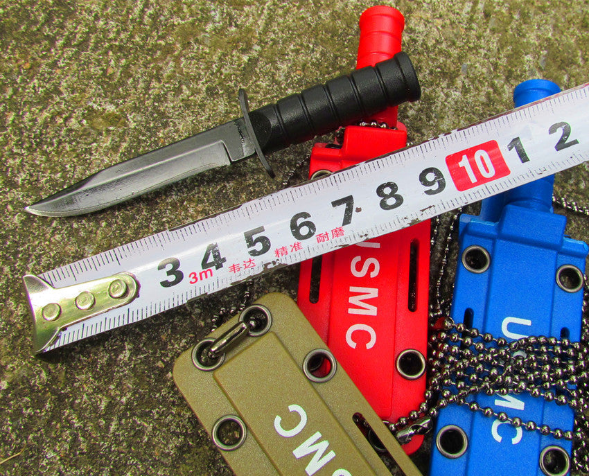 Couteau de survie de camping en acier inoxydable