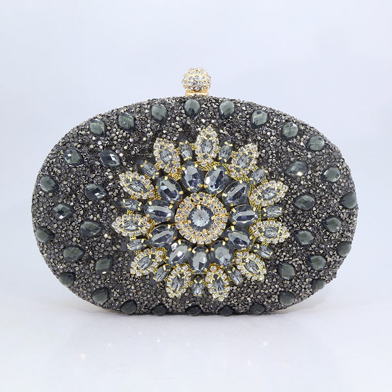 New Sunflower Diamond Evening Bag Women's Cheongsam Formal Dress Evening Handbag