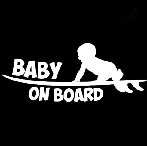 Autocollants de voiture bébé à bord autocollants de voiture d'avertissement de bébé mignon