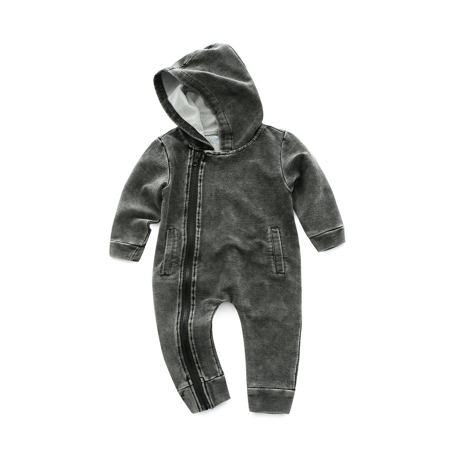 Vêtements pour enfants, combinaison pour bébé, chemise à fermeture éclair