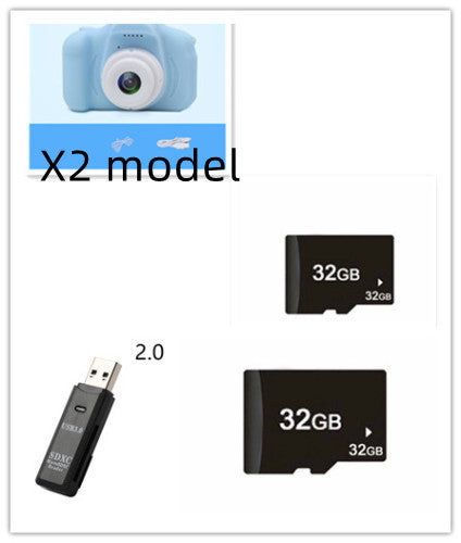 X2 HD Mini appareil photo numérique pour enfants de dessin animé