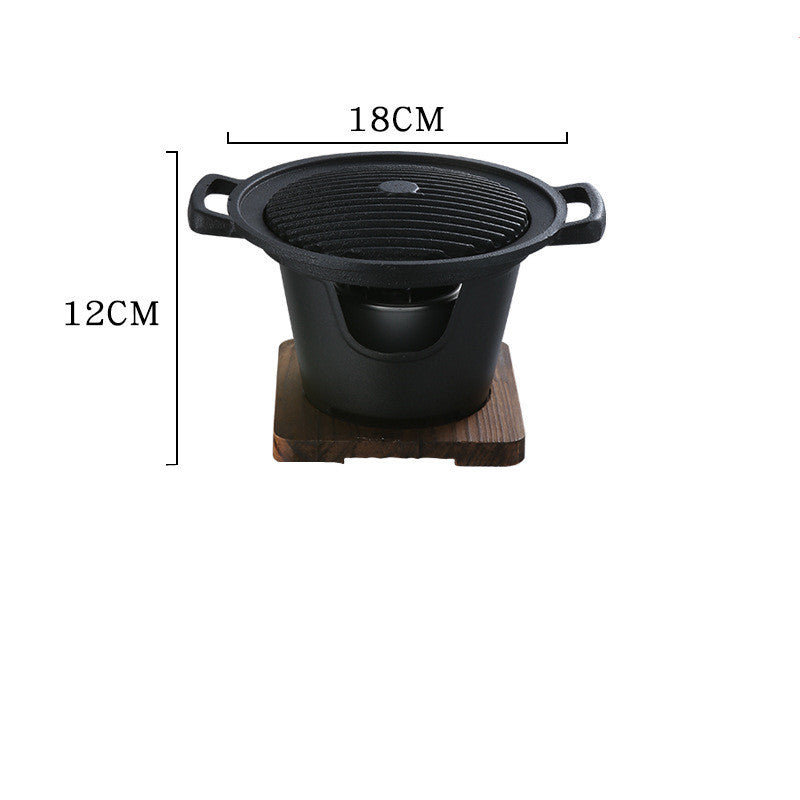 Petit gril de Barbecue antiadhésif pour aliments, petit gril d'intérieur domestique