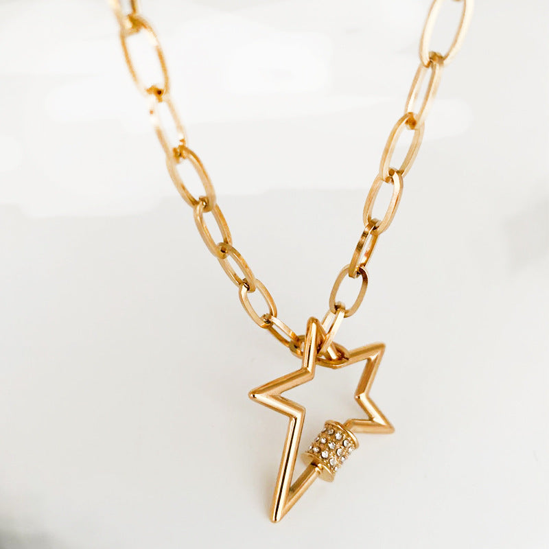 Five-pointed Star Sweater Chain For Women