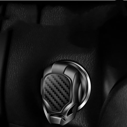 Car Interior Modification One-click Start Decoration Sticker Button Protective Cover