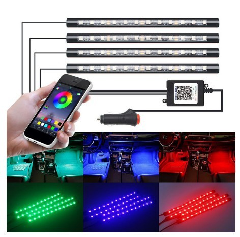 Lumière d'ambiance pour application de voiture