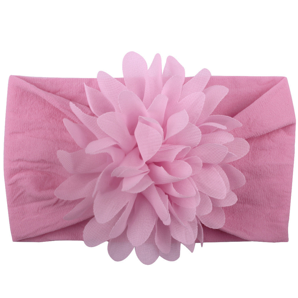 Bandeau créatif en mousseline de soie, accessoires pour cheveux de bébé, bandeau de princesse mignon