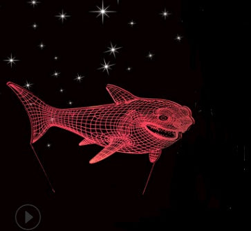 La lámpara de mesa 3D del búho de la luz de la noche llevada puede tocar colorido