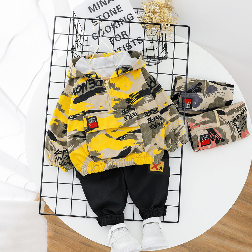 Vêtements pour enfants camouflage décontractés sauvages