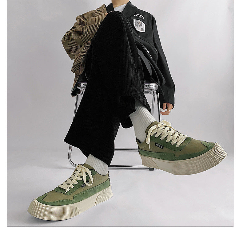 Zapatillas de deporte con plataforma baja, zapatillas de deporte informales, transpirables y cómodas para estudiantes