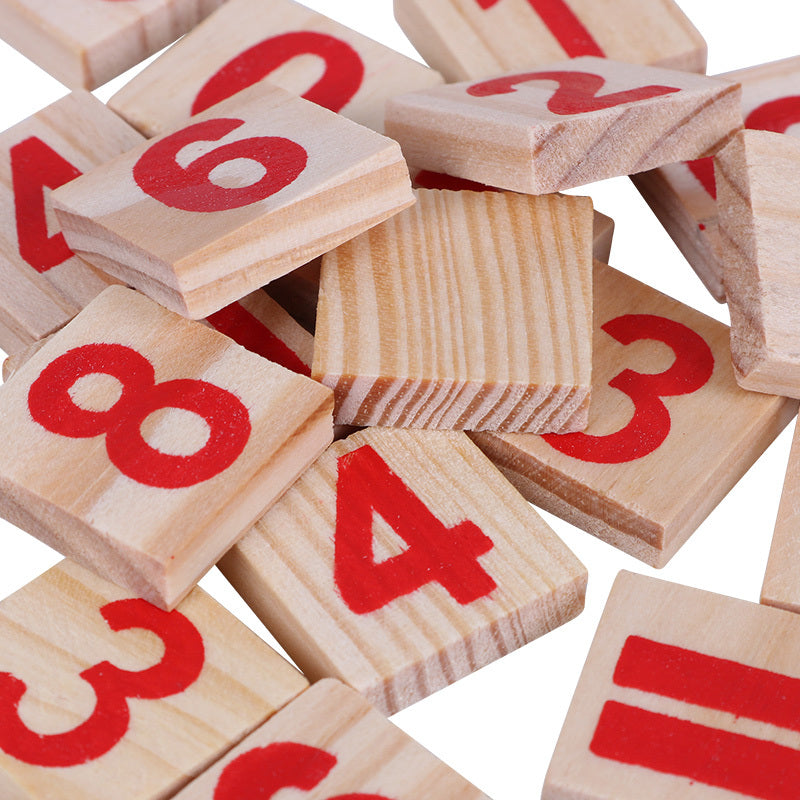 Jouets mathématiques en bois Montessori pour l’éducation précoce