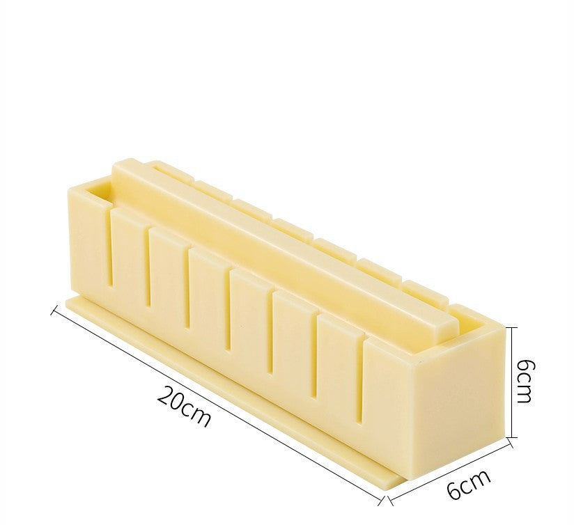 Kit d'outils manuels pour la fabrication de sushis, en plastique de haute qualité, avec 5 moules à rouleaux de sushi