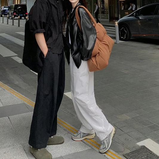 Nuevo bolso de hombro informal de algodón que combina con todo