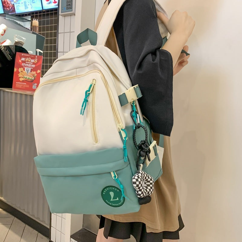 Sac à dos simple pour femme Sac à dos de grande capacité