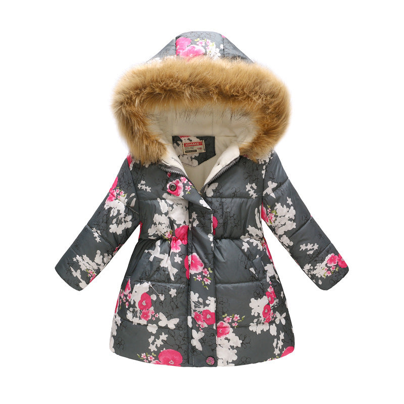 Vestes d'hiver pour enfants, manteau rembourré en coton