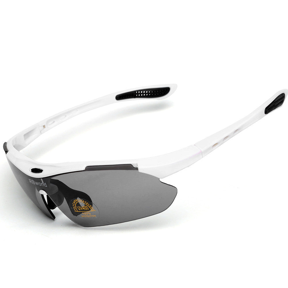 Cycling glasses 3 lenses outdoor sports anti-ultraviolet bicycle glasses anti-wind and sand myopia HD sunglasses