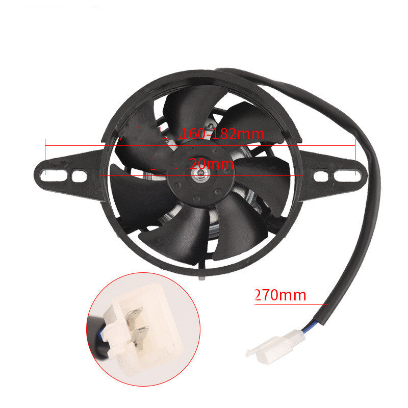 Ventilateur de refroidissement de réservoir de refroidissement, ventilateur modifié pour moto