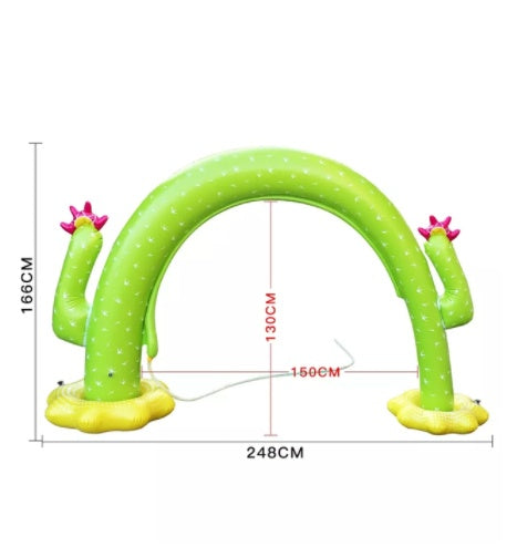 Aspersor inflable del arco iris