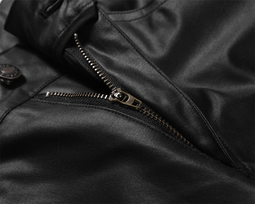 Men's Design Pleated Casual Loose-fitting Wide-leg Trousers