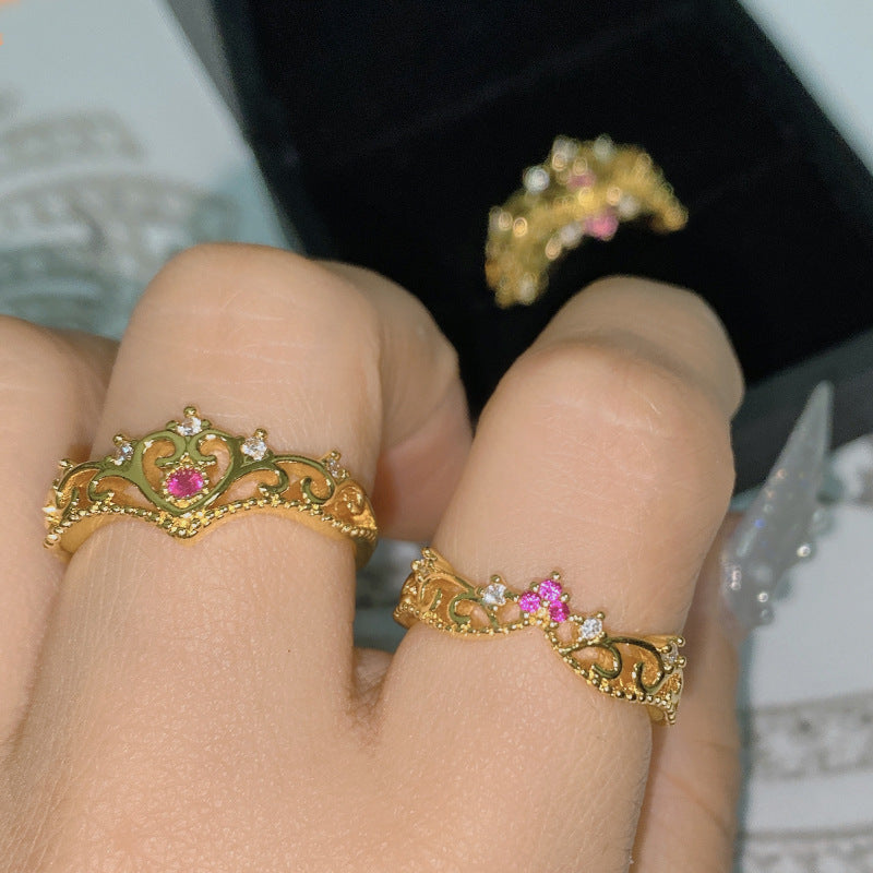 Anillo de niña azul océano suave de Wendy's Life medieval