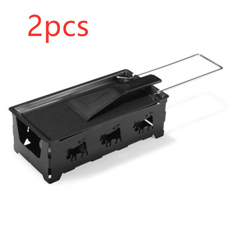 Mini utensilios para hornear antiadherentes con juego de portavelas