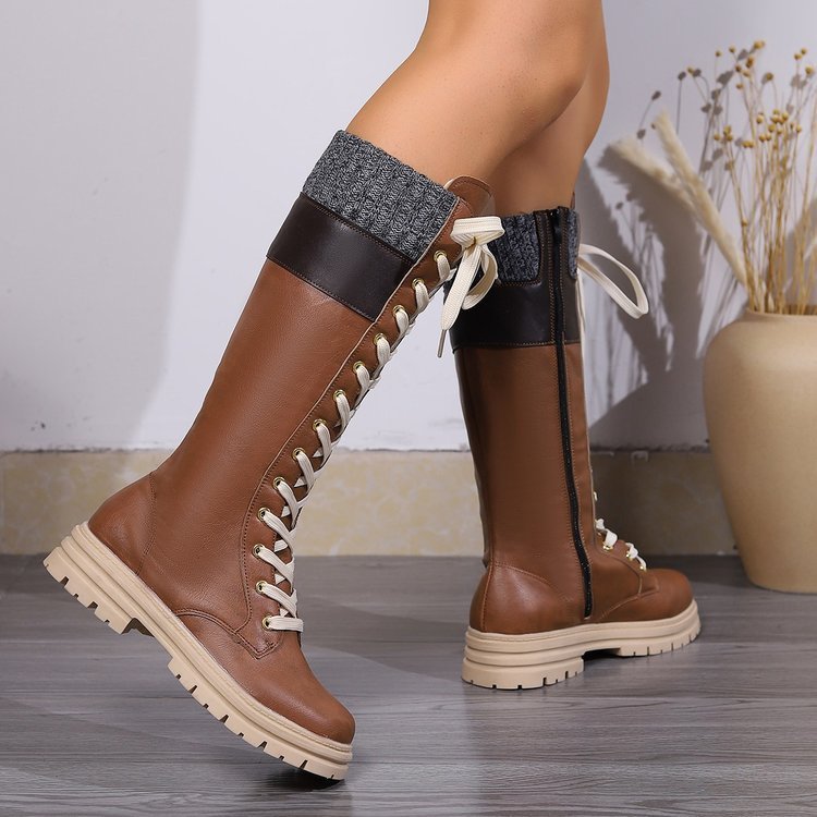 Bottes hautes amincissantes grande taille pour femmes