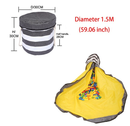 Sac de rangement portable pour jouets d'enfants