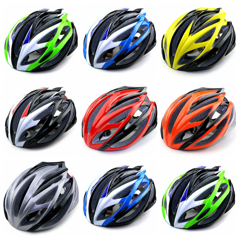 casco integrado para bicicleta