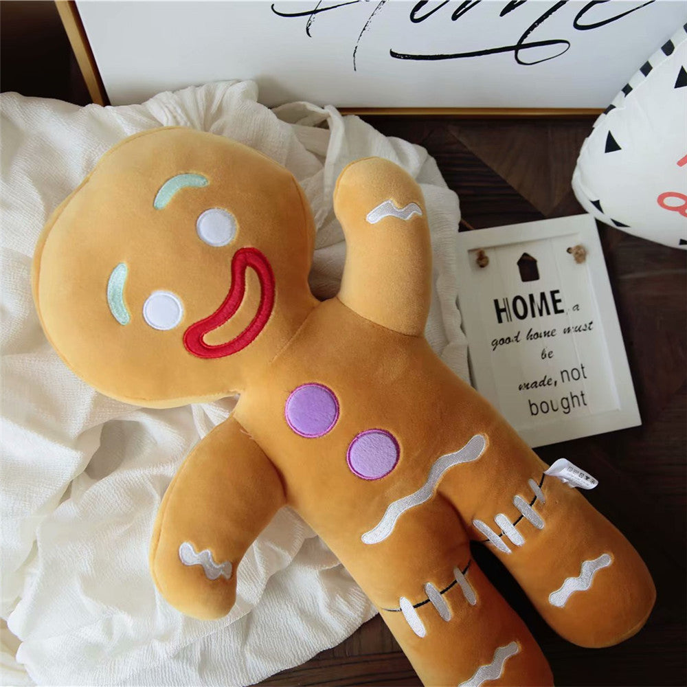 Peluche de hombre galleta de anime de dibujos animados