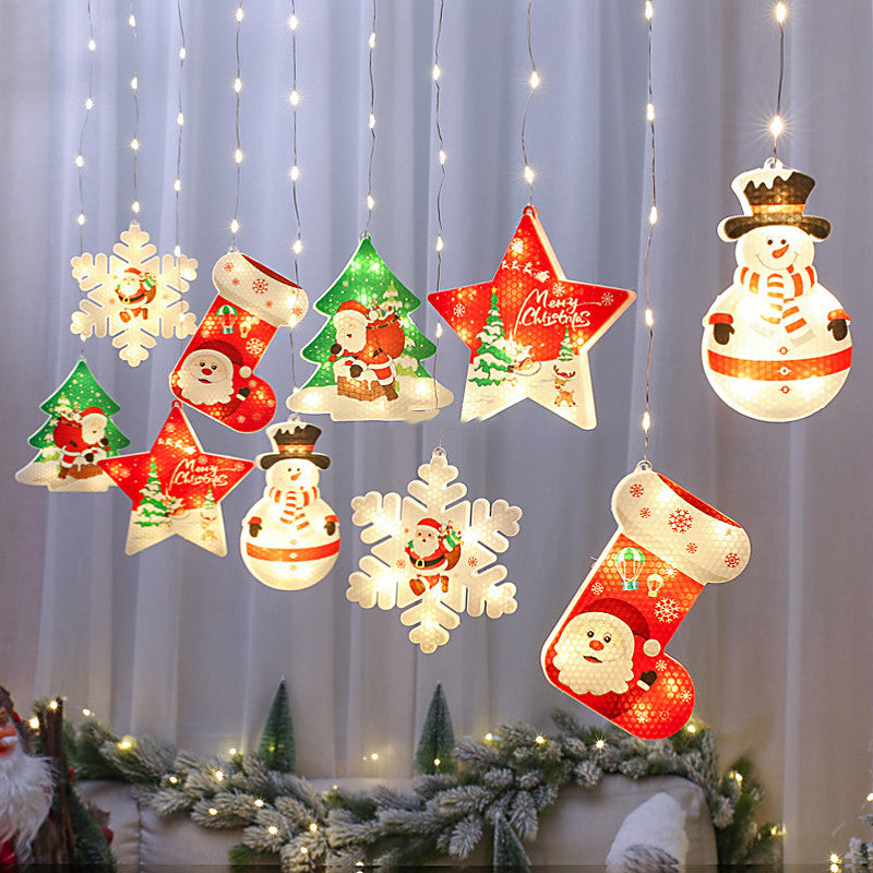 Guirlande lumineuse de Noël à LED, lumières décoratives