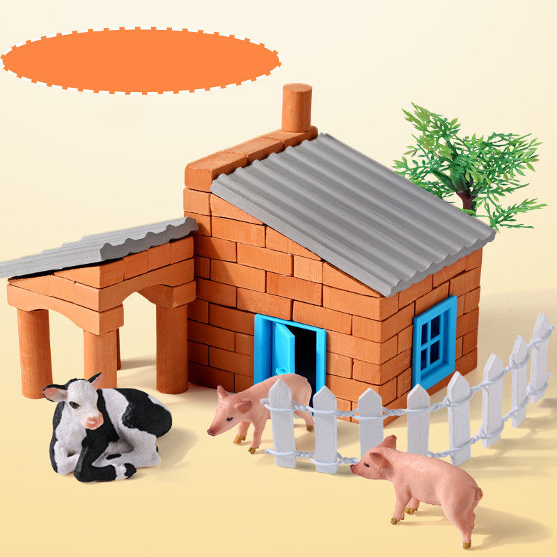 Jouets éducatifs Little Mason Toys Mini construire une maison