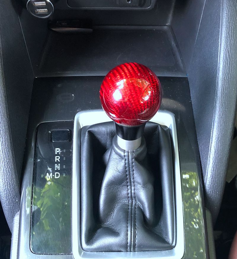 Mazda onxeira ATZ transmisión automática cabezal de cambio de fibra de carbono CX5 cabezal de cambio palo de onda de balonmano