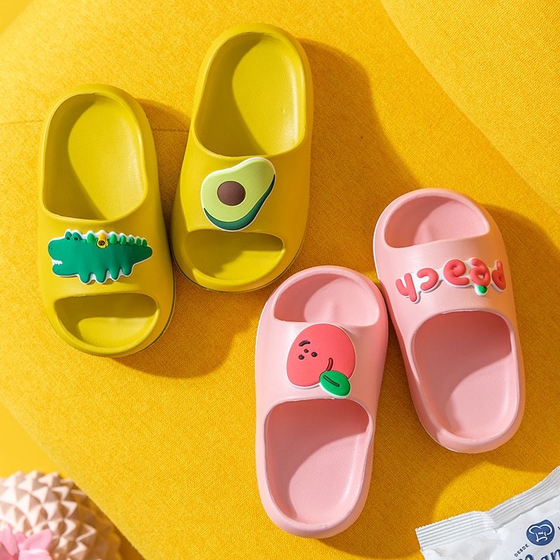 Niños Niñas Confort Suelas suaves Zapatillas antideslizantes Sandalias para niños infantiles 