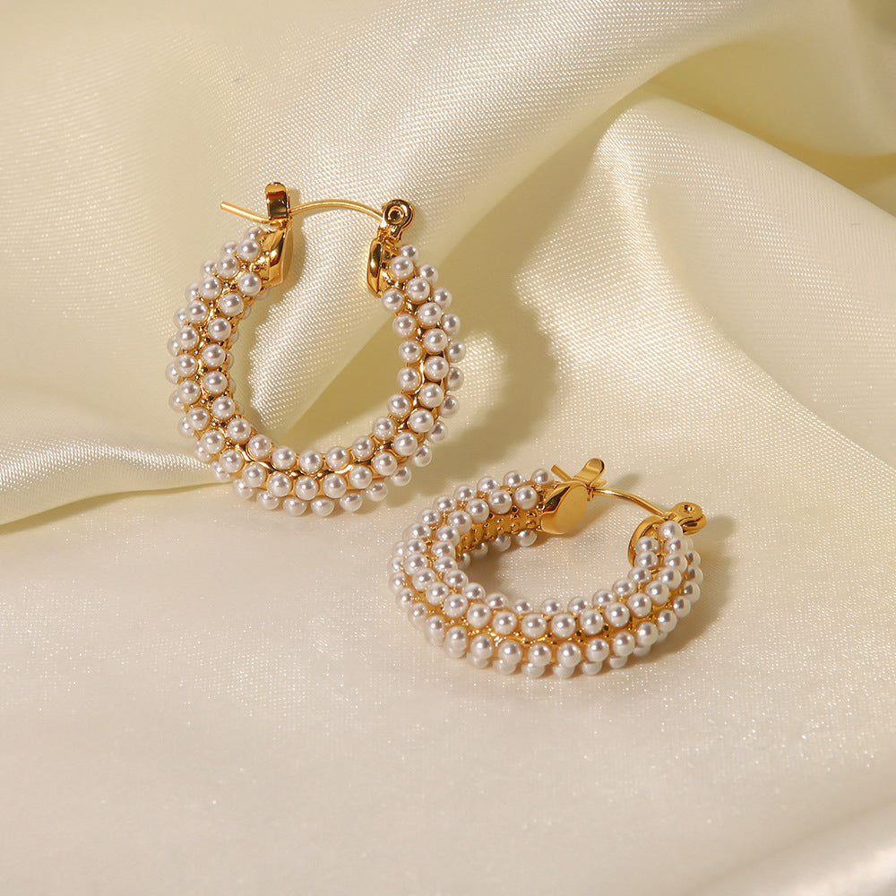 Boucles d'oreilles géométriques vintage pour femmes