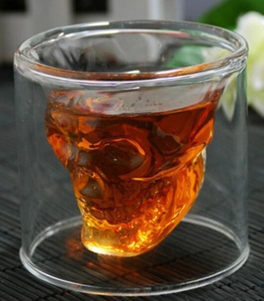 Calavera Calavera Doble Cristal Transparente