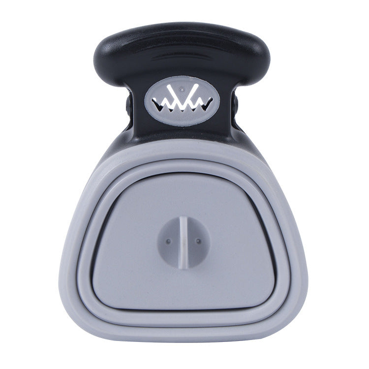Scooper de merde pliable de voyage pour animaux de compagnie de chien avec 1 rouleau de sacs décomposables cuillère de merde propre ramasser les excréments nettoyant Epacket expédition