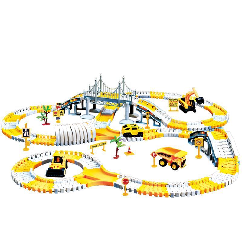 Tong Li Engineering Car Rail Car Jouet Puzzle