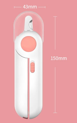 Cortauñas LED para mascotas