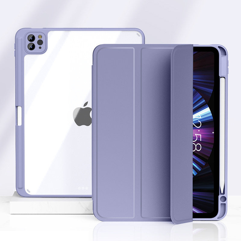 Compatible avec Apple, étui de protection magnétique avec fente pour stylo