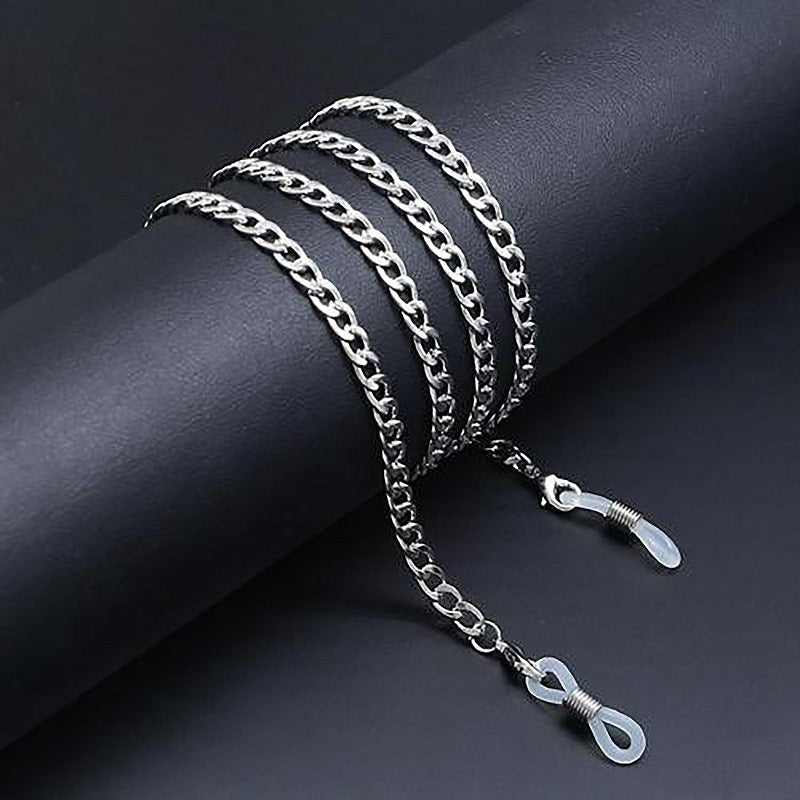 Cord Mask Chain Metal Glasses Lanyard Halter Anti-lost Mask Multi-purpose Beads Chain