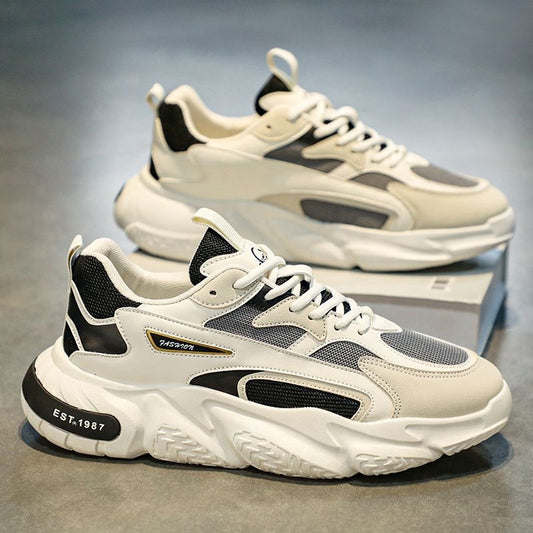 Zapatos deportivos de malla transpirable para hombre Ocio que aumenta la altura